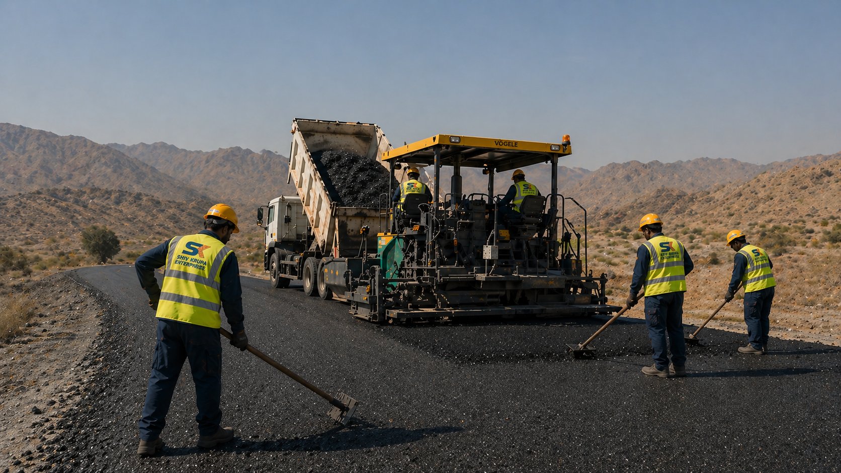 Mountain highway construction
